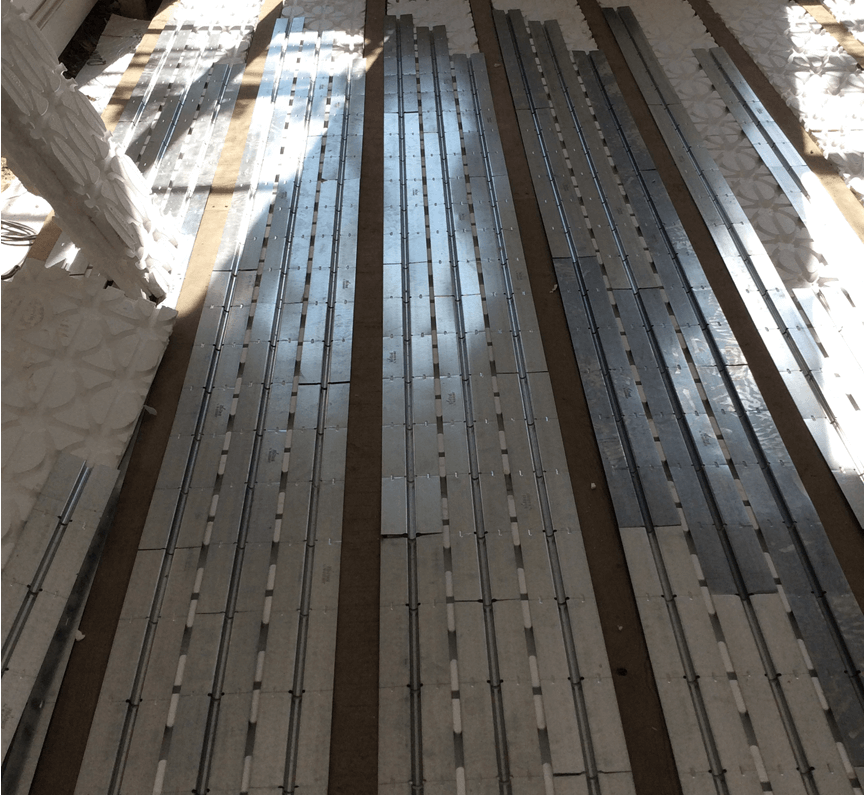 Tri panel underfloor heating