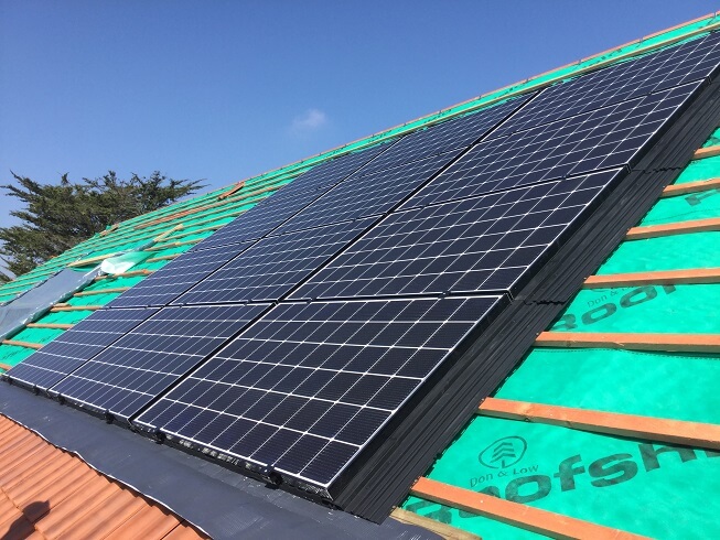 In-Roof Solar Photovoltaic Panels